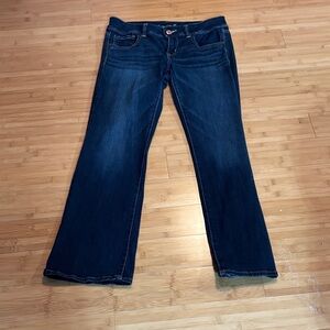 American Eagle Outfitters Dark Blue Flare Jeans